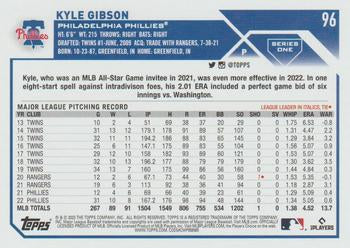 2023 Topps Kyle Gibson #96 Philadelphia Phillies