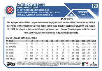 2023 Topps Patrick Wisdom #120 Chicago Cubs