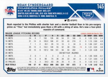 2023 Topps Noah Syndergaard #145 Philadelphia Phillies