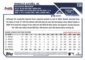 2023 Topps Ronald Acuna Jr. #150 Atlanta Braves