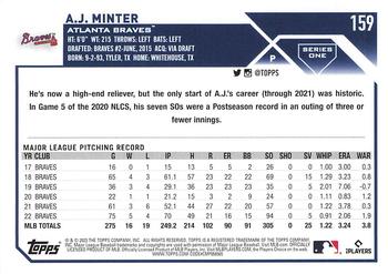 2023 Topps A.J. Minter #159 Atlanta Braves