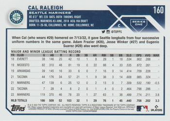 2023 Topps Cal Raleigh Future Stars #160 Seattle Mariners