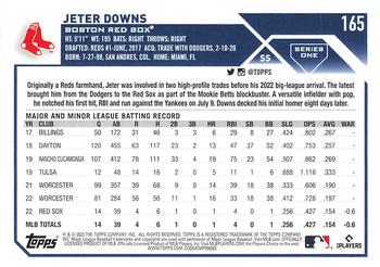 2023 Topps Jeter Downs Rookie #165 Boston Red Sox
