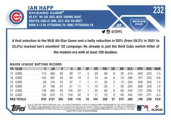 2023 Topps Ian Happ #232 Chicago Cubs