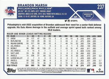 2023 Topps Brandon Marsh Future Stars #237 Philadelphia Phillies