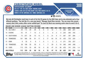2023 Topps Christopher Morel Rookie #308 Chicago Cubs