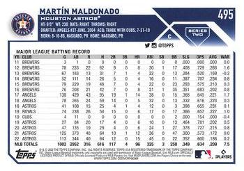 2023 Topps Martin Maldonado #495 Houston Astros