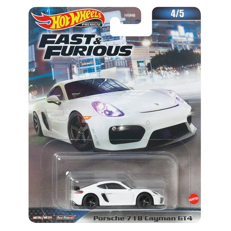 2023 Hot Wheels Fast & Furious Premium Set of 5, 1/64 Diecast Model Cars HNW46-956A