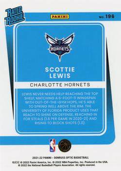 2021-22 Panini Donruss Optic Rated Rookies Scottie Lewis #196 Charlotte Hornets