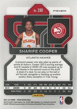 2021-22 Panini Silver Prizm Sharife Cooper RC 280 Atlanta Hawks