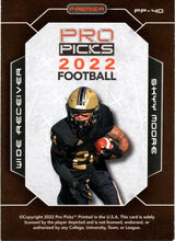 将图片加载到图库查看器,2022 Pro Pick Premium #PP-40 - Skyy Moore - Western Michigan Broncos