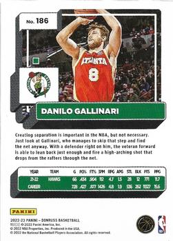 2022-23 Panini Donruss Danilo Gallinari Green Refractor #186 Boston Celtics