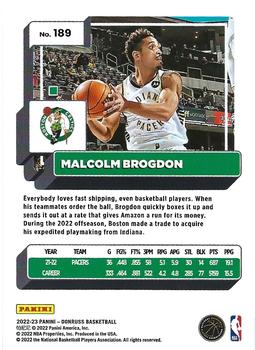 2022-23 Panini Donruss Malcolm Brogdon #189 Boston Celtics