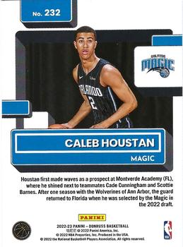 2022-23 Panini Donruss Caleb Houstan Rookie 232 Orlando Magic