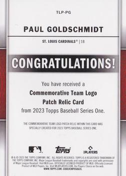 2023 Topps Logo Commemorative Patch Paul Goldschmidt #TLP-PG St. Louis Cardinals