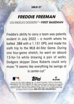 2023 Topps Stars of MLB Freddie Freeman #SMLB-27 Los Angeles Dodgers