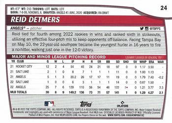 2023 Topps Big League Reid Detmers #24 Los Angeles Angels
