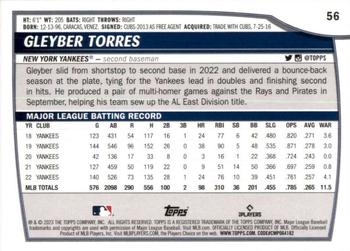 2023 Topps Big League Gleyber Torres #56 New York Yankees