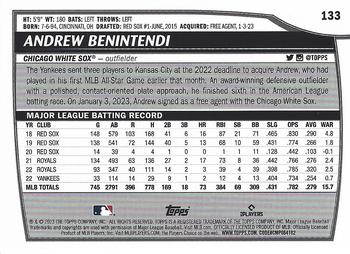 2023 Topps Big League Andrew Benintendi #133 Chicago White Sox