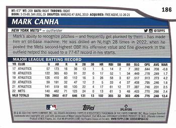 2023 Topps Big League Mark Canha #186 New York Mets