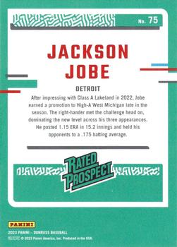 2023 Panini Donruss Rated Prospects Jackson Jobe #75 Detroit Tigers