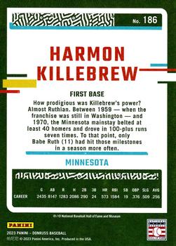 2023 Panini Donruss Harmon Killebrew #186 Minnesota Twins