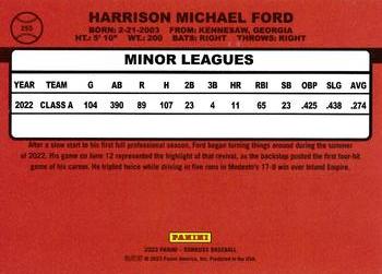 2023 Panini Donruss Retro 1990 Harry Ford #255 Seattle Mariners