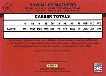 2023 Panini Donruss Retro 1990 Eddie Mathews #258 Milwaukee Braves