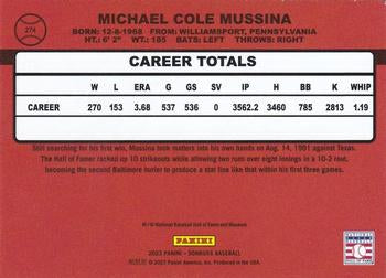 2023 Panini Donruss Retro 1990 Mike Mussina #274 Baltimore Orioles