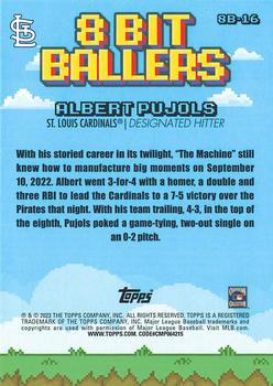 2023 Topps Big League 8 BIT BALLERS Albert Pujols #8B-16 St. Louis Cardinals J41