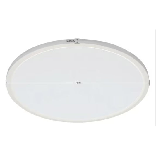 Feit Electric 15” Round Ceiling Fixture with Night Light