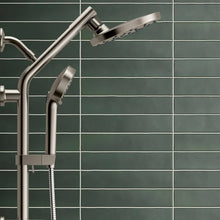 تحميل الصورة إلى عارض المعرض، Kohler HydroRail 3-in-1 Multifunction Showerhead and Column Kit Brush Nickel