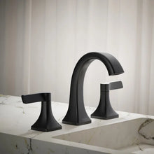 将图片加载到图库查看器,Kohler Riverly Widespread Bathroom Sink Faucet Matte Black