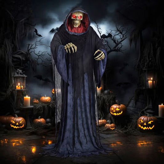 5 ft. to 6.8 ft. Animated Rise Up Reaper