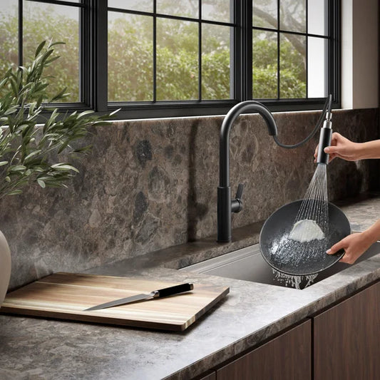 Kohler Rodean Kitchen Sink Faucet Black
