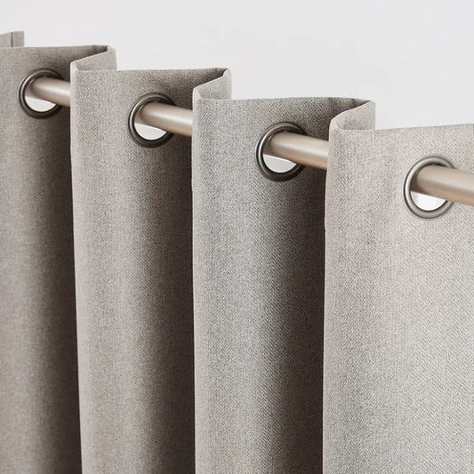 Piper Blackout Window Panels/Curtains Beige 52" x 84" 2-pack