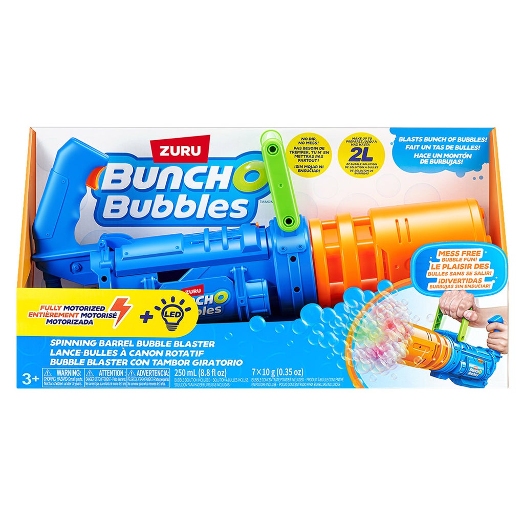 Bunch O Bubbles Spinning Barrel Bubble Blaster