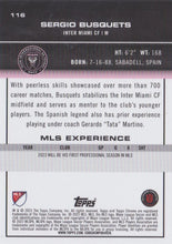 将图片加载到图库查看器,2023 Topps Chrome MLS #116 - Sergio Busquets - Inter Miami CF