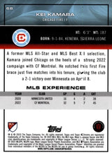 将图片加载到图库查看器,2023 Topps Chrome MLS Pink X-Fractor #68 Kei Kamara - Chicago Fire