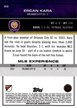 تحميل الصورة إلى عارض المعرض، 2023 Topps Chrome MLS Aqua X-Fractor #55 Ercan Kara 33/125 - Orlando City SC