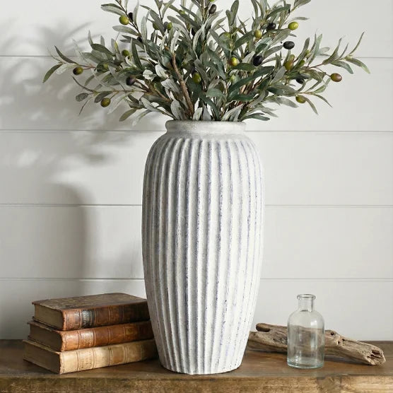 Elements Rustic Ceramic Vase, Temple