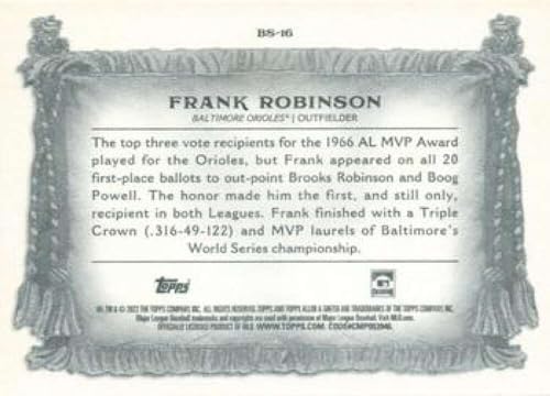 2022 Allen & Ginter Banner Season Frank Robinson #BS-16 Baltimore Orioles