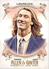 تحميل الصورة إلى عارض المعرض، 2021 Topps Allen & Ginter Trevor Lawrence #279 Jacksonville Jaguars