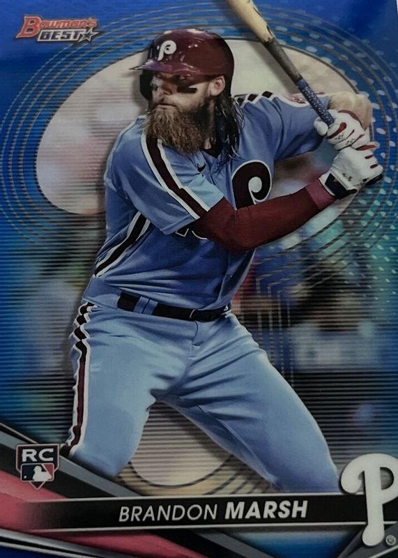 2022 Bowman's Best Refractor Brandon Marsh #51 Los Angeles Angels