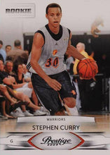 将图片加载到图库查看器,2009 Panini Prestige STEPHEN CURRY Rookie #207 WARRIORS