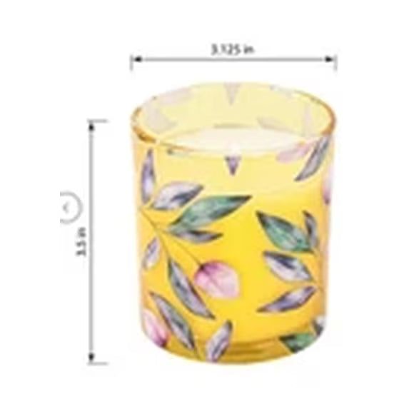 Simply Indulgent 7oz Floral Candle Set, 6-pack