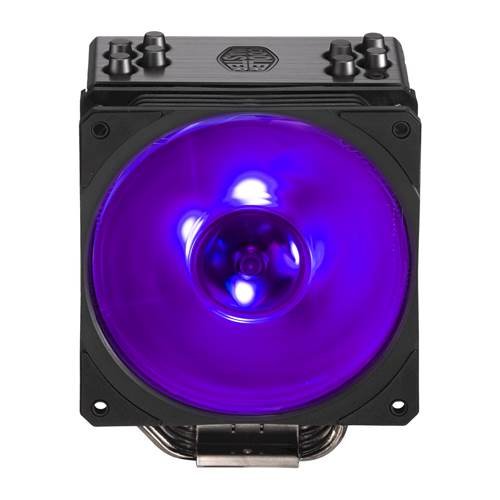 Cooler Master - Hyper 212 RGB Black Edition 120mm CPU Cooling Fan with RGB Lighting - Open Box
