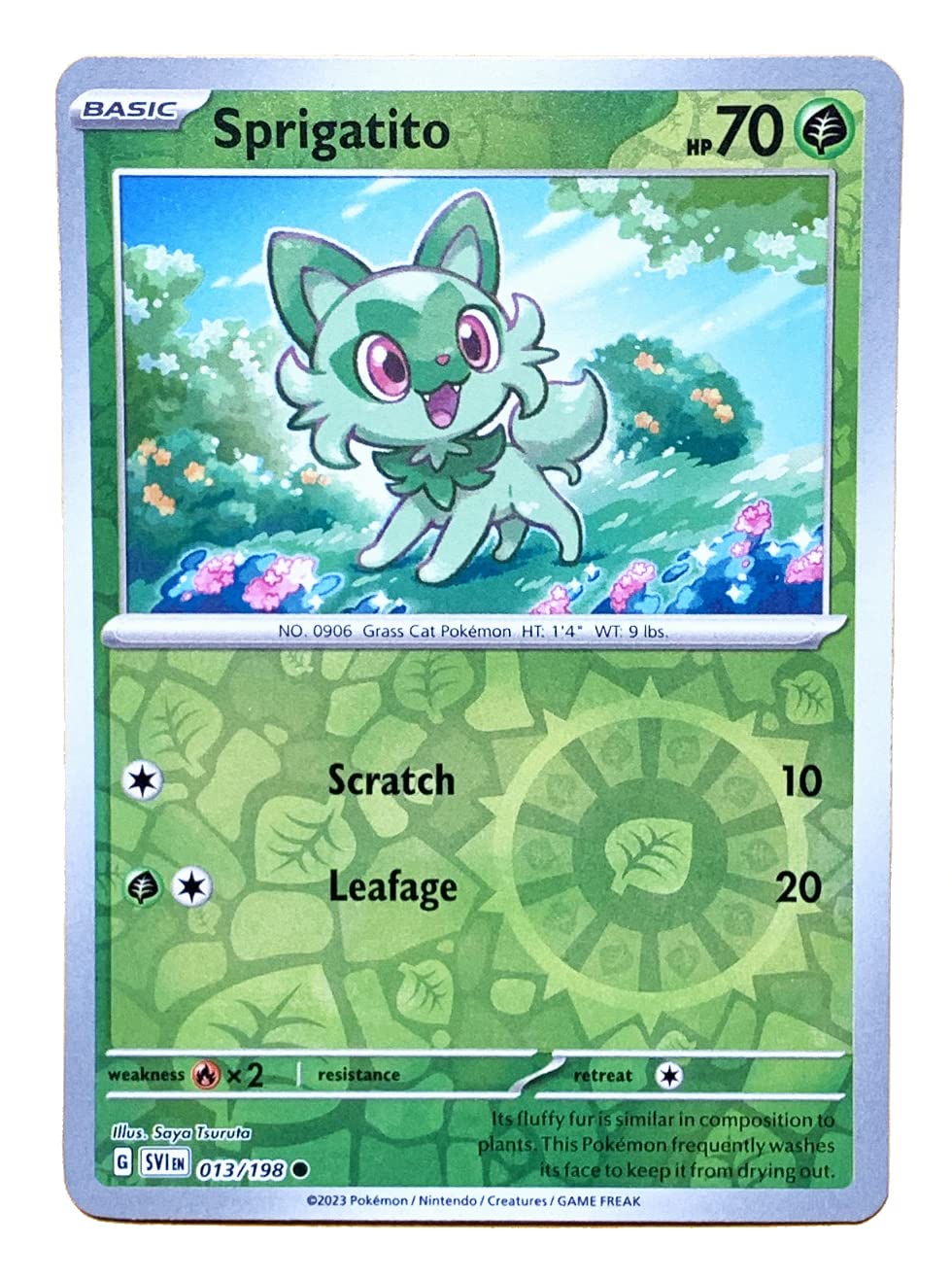Scarlet and Violet Scarlet & Violet Reverse Holo 013 Sprigatito