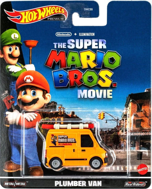 Hot Wheels Retro Entertainment Case P Back To The Future, The Mario Bros. Movie, Rugrats, You Only Live Twice