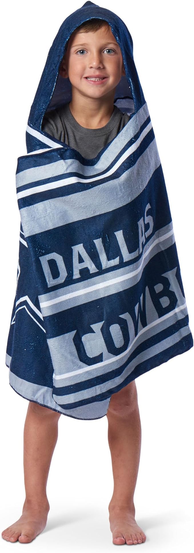Dallas Cowboys Juvy Hooded Towel 22"x51"